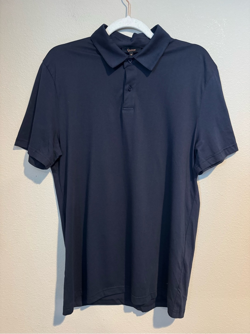 Quince Japanese Lotus Polo Navy